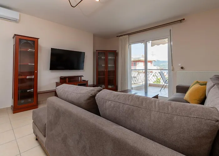 Sithoniars 2Nd Floor Center Apartment With Amazing Seaview